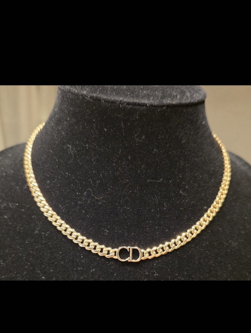 🎀✨️18K Real Gold 'CD' Link Chain Necklace 🎀🎀